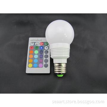 High quality 3W led rgb bulb